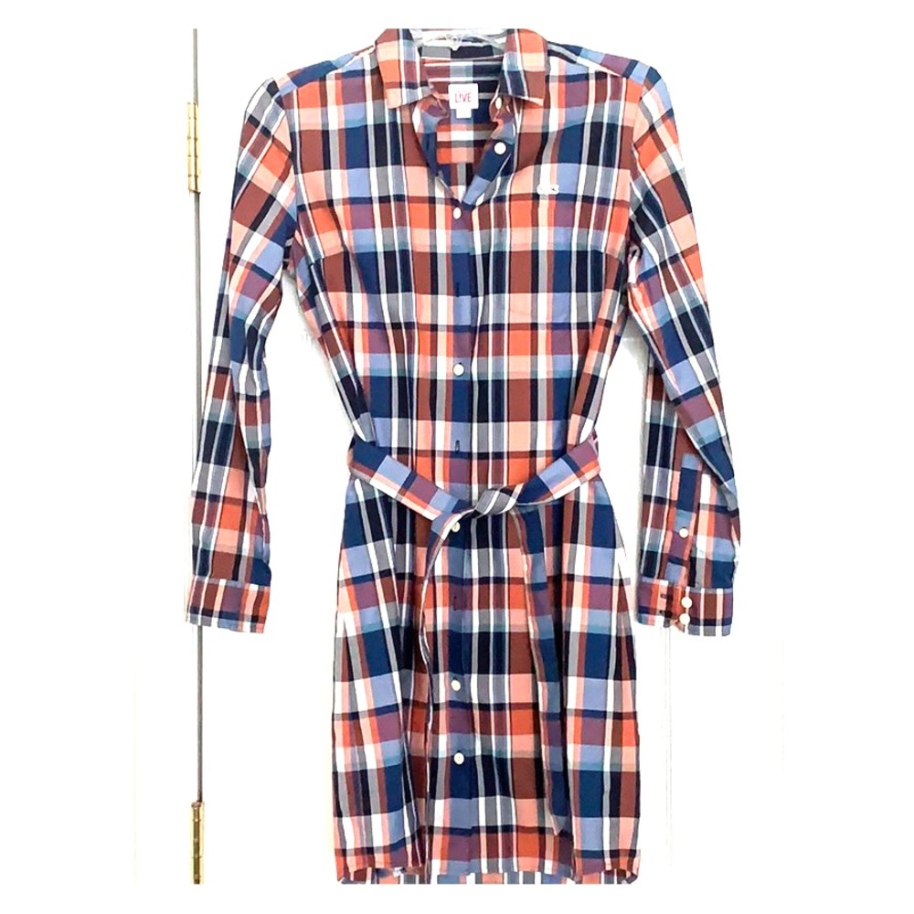 Plaid Lacoste L!VE dress